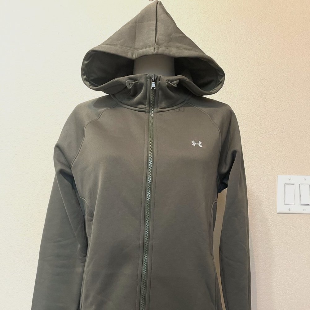 Under Armour Green Full Zip Jacket LG